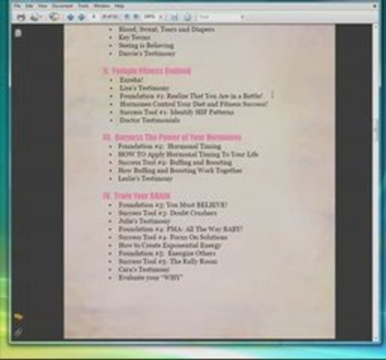 "Hormonal Timing" look inside
