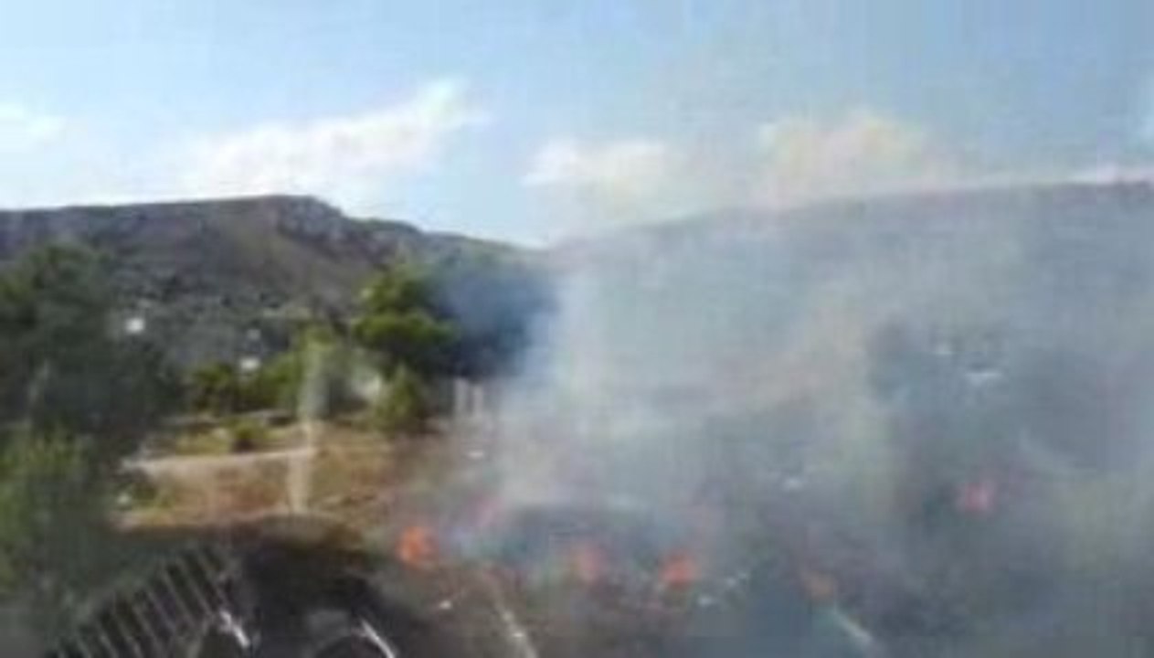 Largage sur feu à l'Estaque