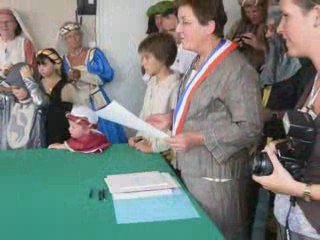 Mariage de Cécile et de Sylvain, thème moyen age