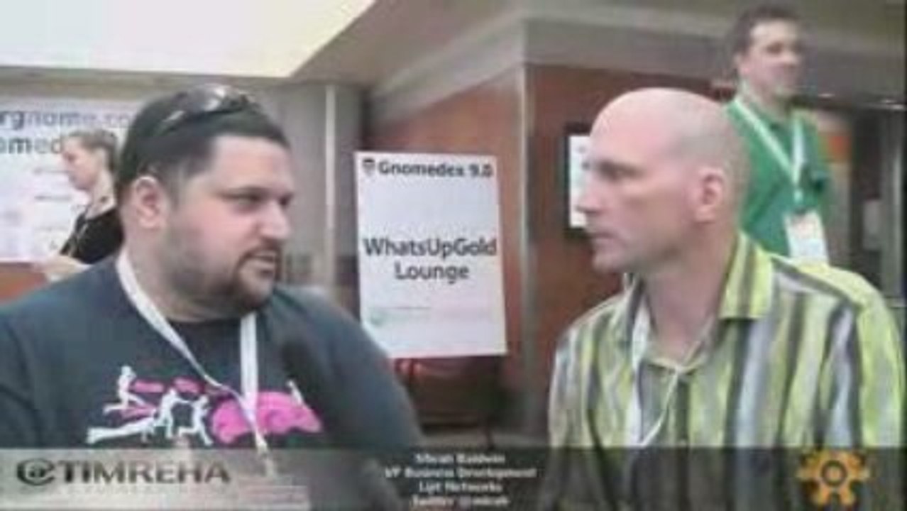 Micah Baldwin, Lijit Networks and Tim Reha at Gnomedex 9.0