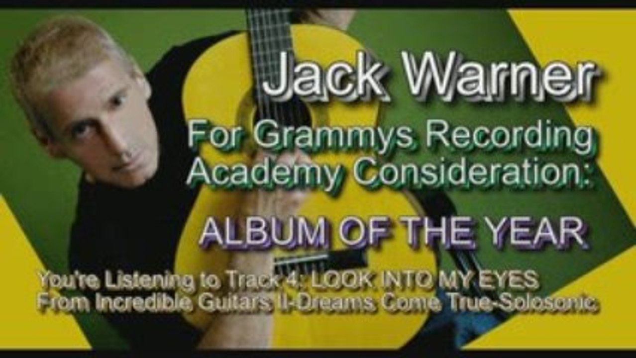 Jack Warner ALBUM OF THE YEAR Grammys Submission