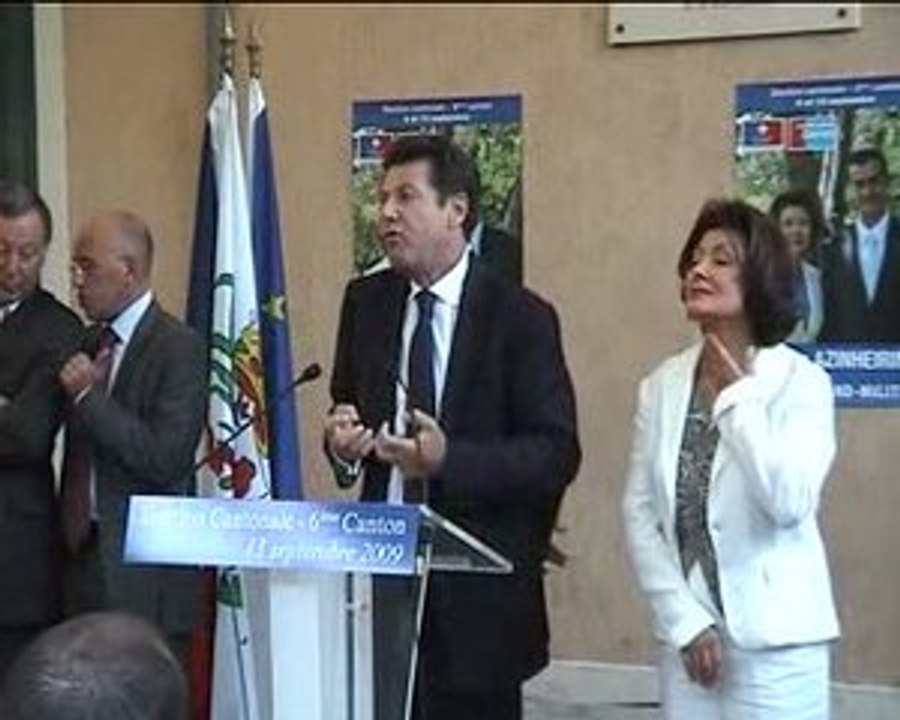 Christian Estrosi Réunion publique 6ème canton