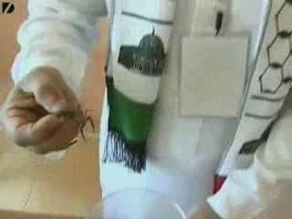 Man Eats 22 Live Scorpions