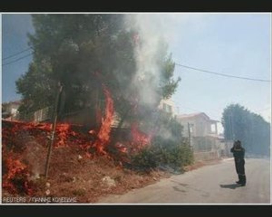 Der Himmel brennt - griechische Version