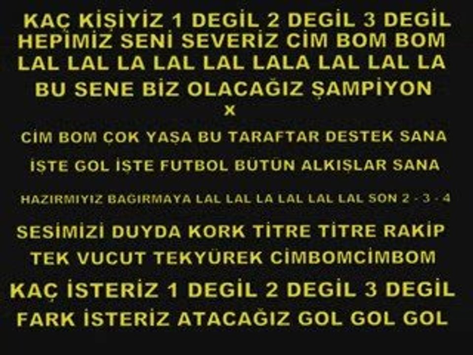 GALATASARAY, CIMBOM, GS, Aykut, Bu, MARSI, SENDE, EZBERLE,