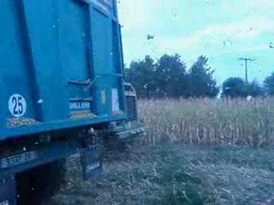 Chantier d'ensilage avec John deere