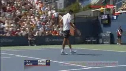 Cilic vs. Levine Match Highlight In 2nd Rd of US Open 09