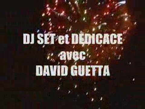 Dédicace DJ DAVID GUETTA - Virgin, Paris le 2/09/2009 (21h)