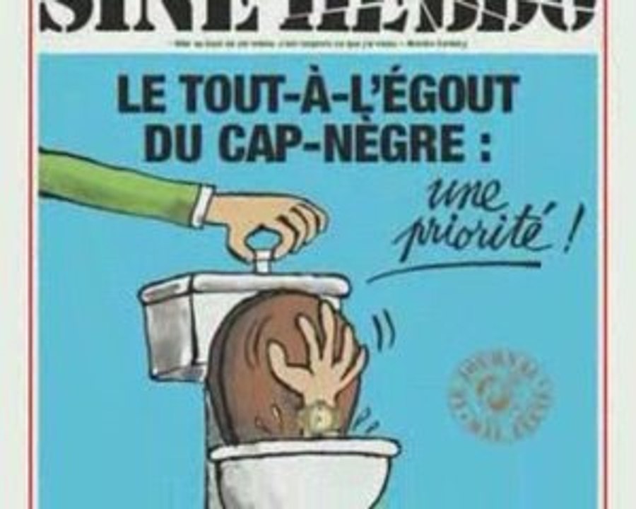 Large : dessin de presse