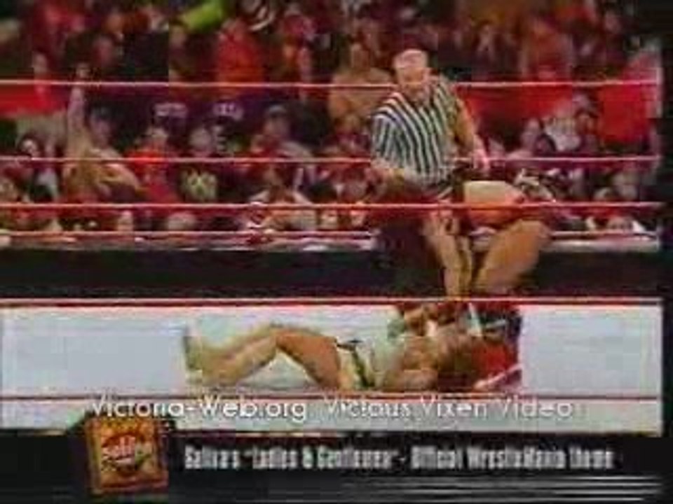 RAW - 01-15-07 - Victoria vs Mickie Women's Championship