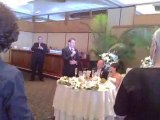 Bestman Rick Toast the Bride and Groom