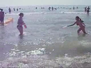 Partis de Raquettes sur la Plage !!