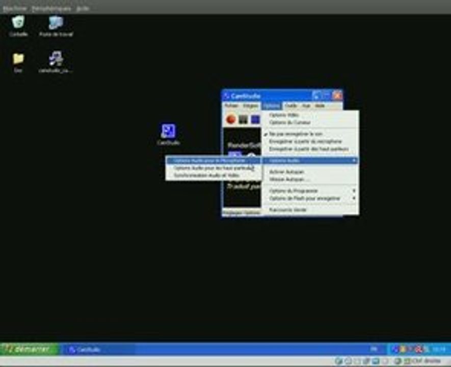Comment faire un screencast avec camstudio sur windows