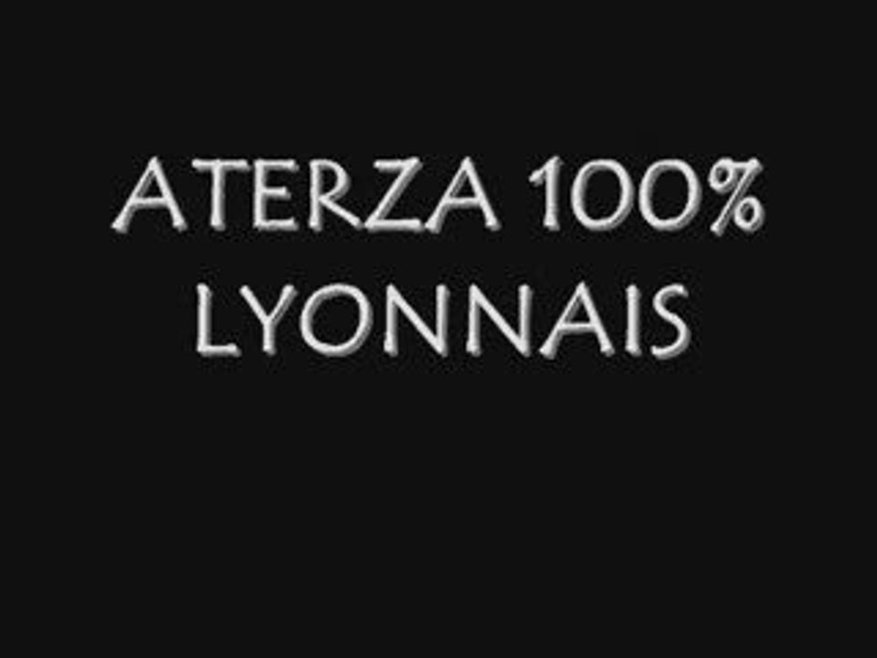 ATERZA 100% LYONNAIS NOUVEAUTE RAP FRANCAIS
