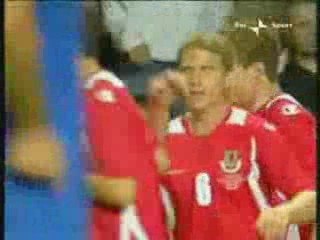 (RAI TRE) EUROPEI UNDER 21 GOAL AL VOLO DI RAMSEY GALLES-ITA