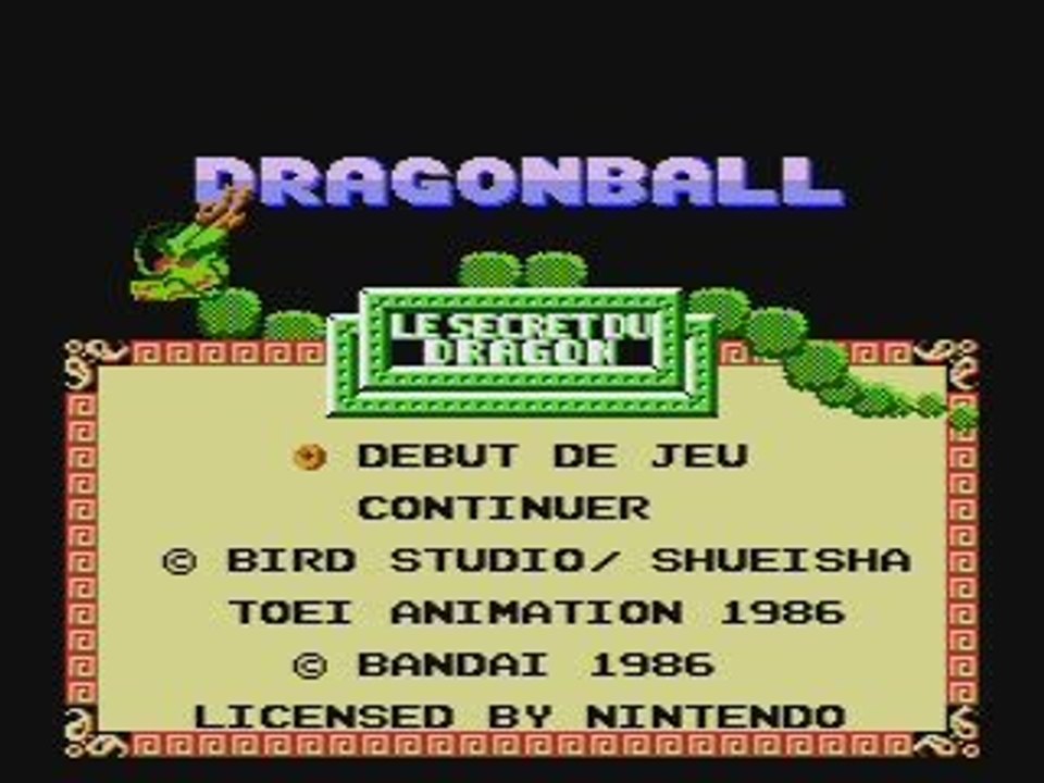 [Nes] Dragon Ball : Le secret du dragon