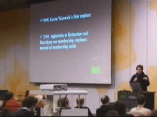 Daniela Cerqui "Towards a society of cyborgs?" (Lift07 EN)