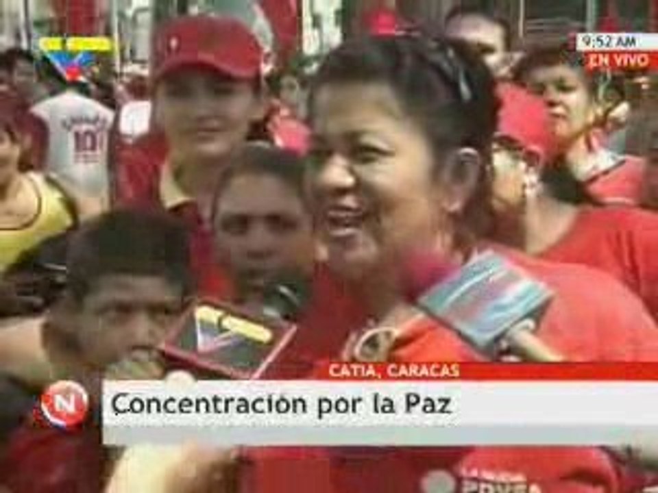 CONCENTRACION POR LA PAZ