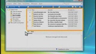 Ajuda do Windows Vista - Usando o Windows Mail