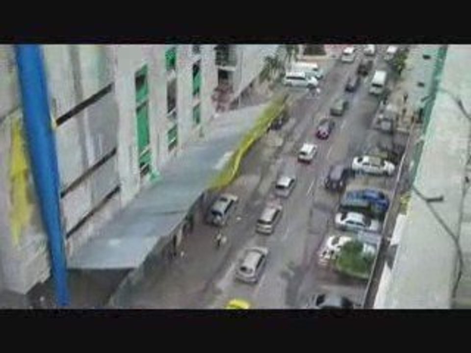 Driving In Panama City -- Traffic "Tranque"