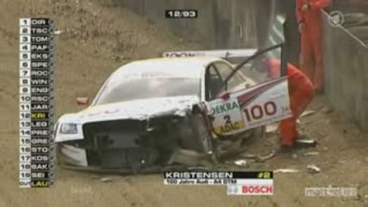 dtm brends hatch 2009 big crash