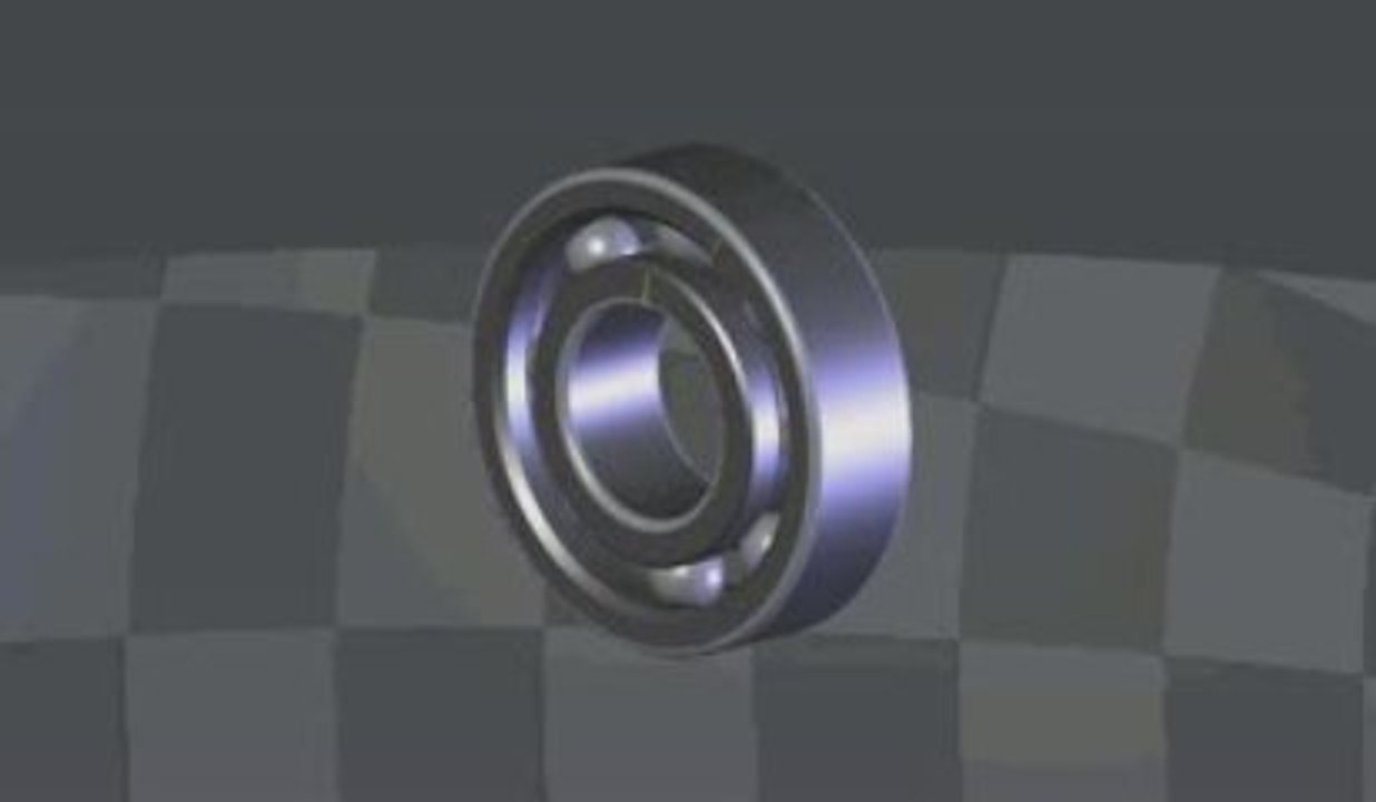 animation d'un roulement à billes