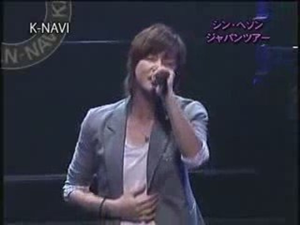 090906 KNTV韓ナビ-SHIN HYESUNG 日本演唱會NEWS