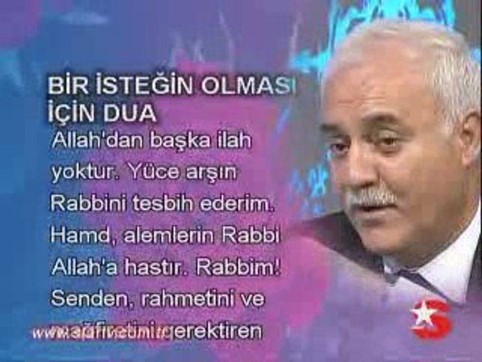bir istegin olmasi icin dua - NihatHatipoglu.Org