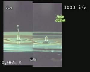 Jeux d'Eau en vidéo rapide (1000 i/s)