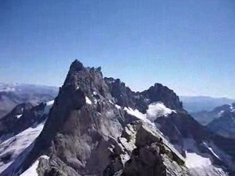 Panorama des Ecrins depuis le Rateau