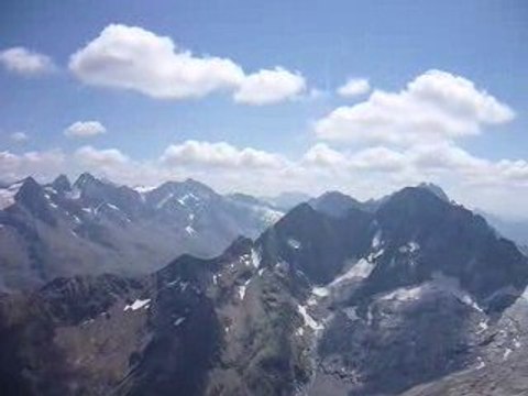 Panorama des Ecrins depuis la Tête de Lauranoure