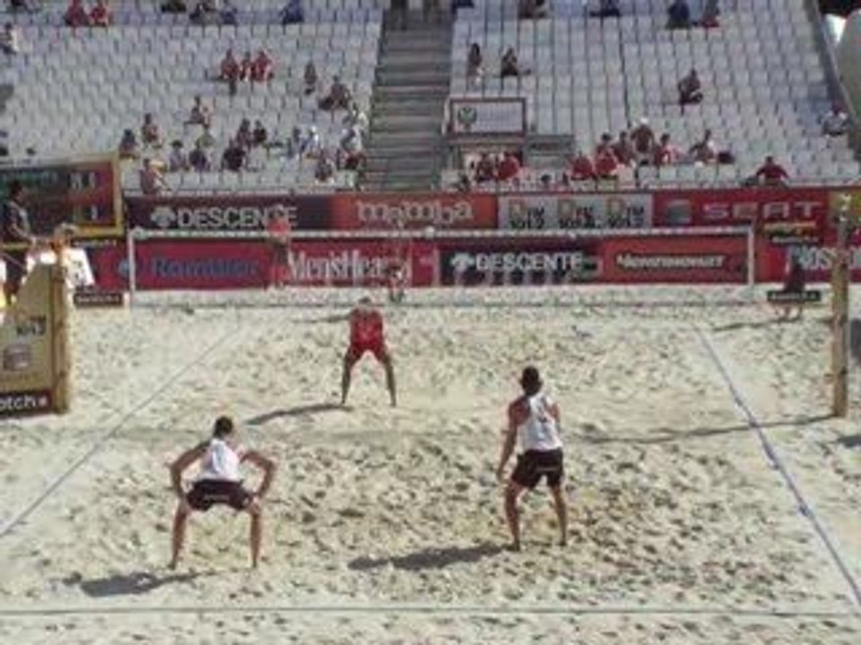 Beach Volley, Grand Chelem de Moscou 09, France-Russie