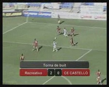 RECREATIVO 2-0 CASTELLON 2009/2010