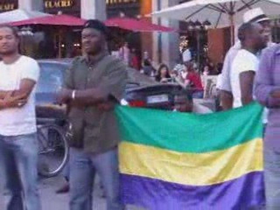 manifestation gabonais de  toulouse