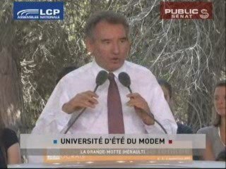 le discours de clôture de François Bayrou