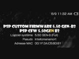 PSP Custom Firmware 5.50 Gen B2 - PSP CFW 5.50Gen B2