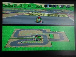 Mario circuit 2 premier 5 laps avec LB