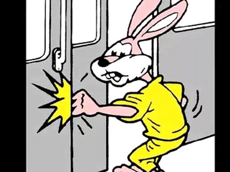 Analyse philosophique de l'affiche du lapin du metro à paris