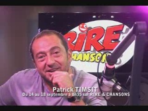 Patrick Timsit sur Rire & Chansons du 14 au 18 septembre