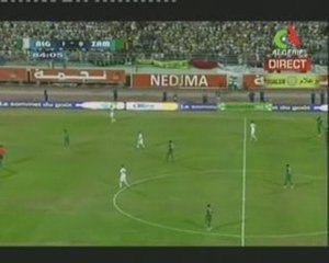ALGERIE 1 ZAMBIE 0, 1/4 d'heure de pur football 06 09 2009