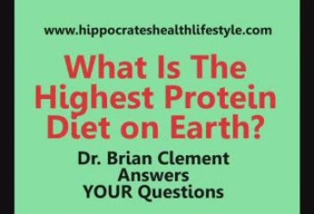 Brian Clement Calls Hippocrates Diet The Best Protein ...