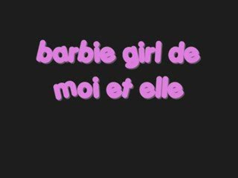 barbie girl