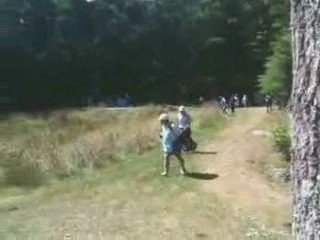 Tiger Woods Throws Club at Barclays