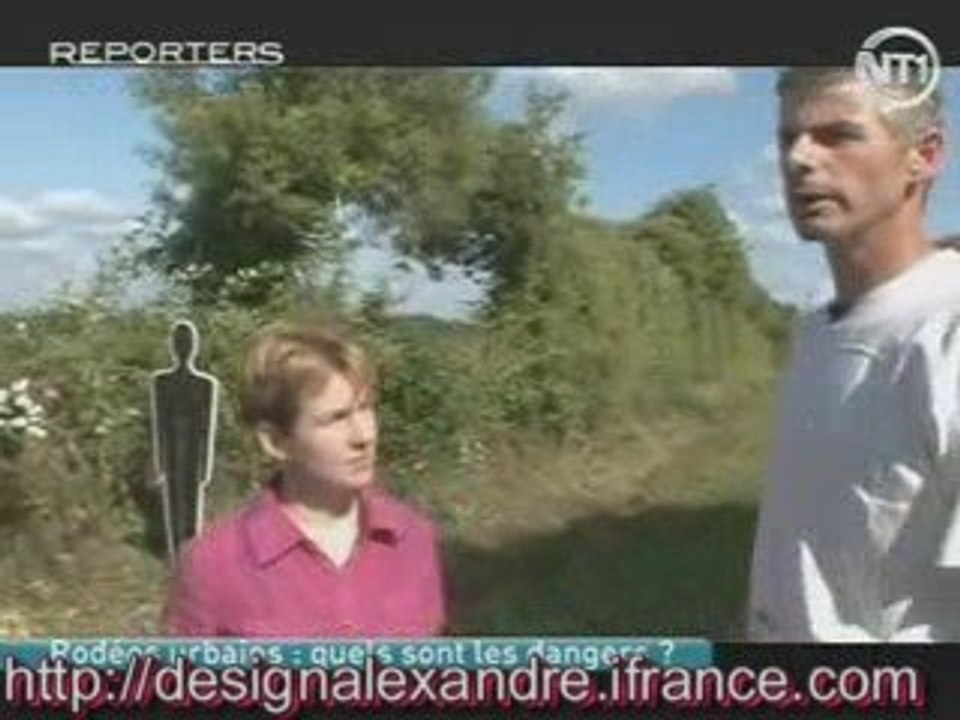 reportage NT1 le 7 09 2009 run sauvage avec Design Alexandre