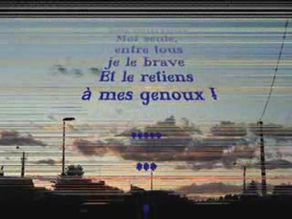Samson,  recherchant ma présence....