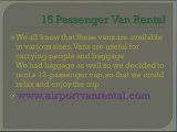 Airport Van Rentals In Los Angeles,San Francisco,California,
