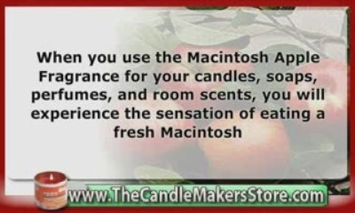 Manufacturers Grade Fragrance:  MacIntosh Apple Fragrance