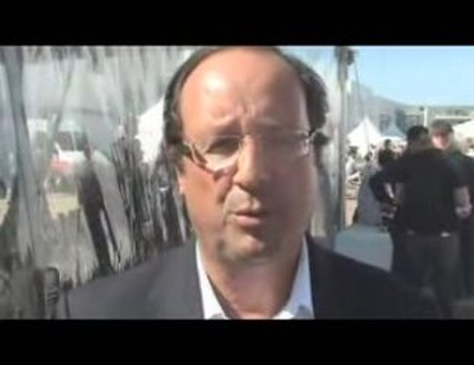 François Hollande apporte son soutien à Françoise Pelissolo