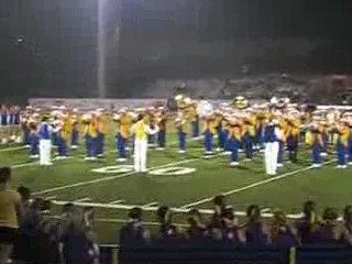 St Pauls Marching Band halftime show week 1 Pt. 1