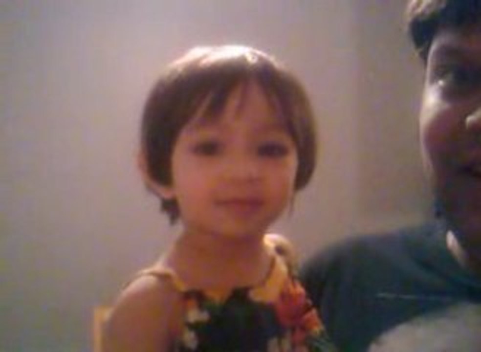 Ishaal on the dinner table